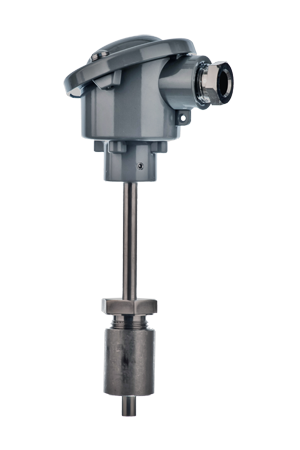 Temperature sensor Pt100 - spring loaded connection